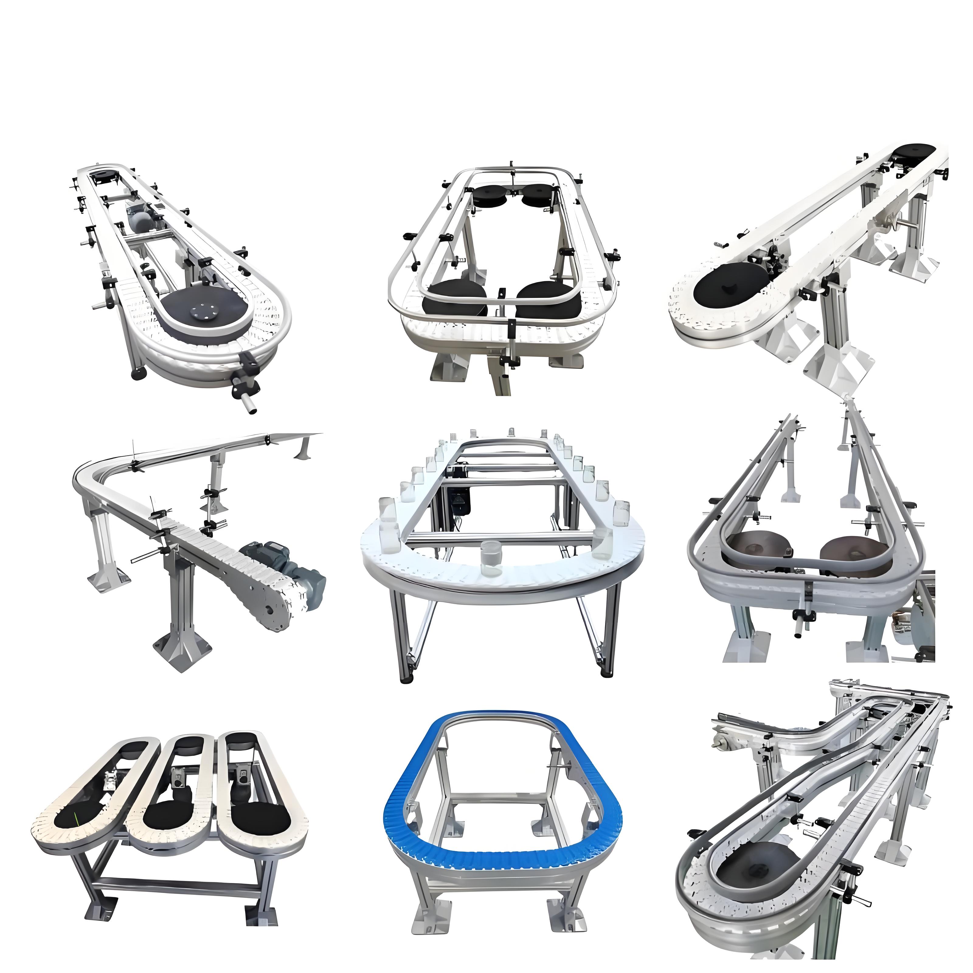 विभिन्न प्रकार के फ्लेक्सलिंक मॉड्यूलर कन्वेयर