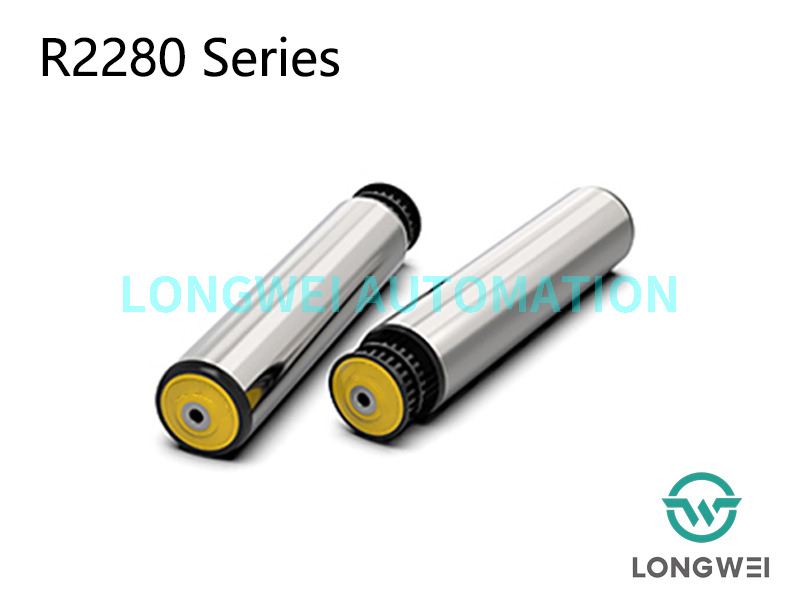 दांतेदार चरखी टाइमिंग बेल्ट चालित स्टील कन्वेयर रोलर 