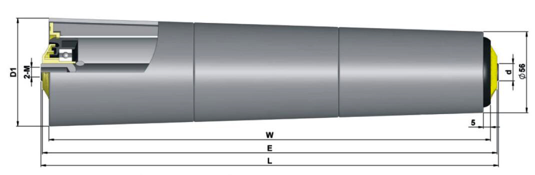 टीपी600 ग्रेविटी टेपर्ड स्लीव रोलर