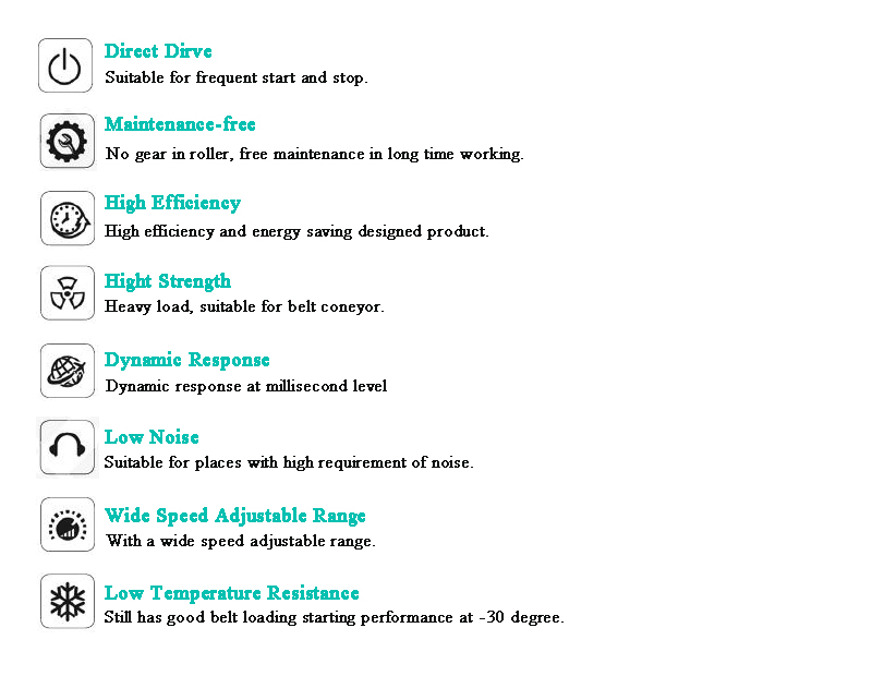 डायरेक्ट ड्राइव मोटर रोलर का लाभ