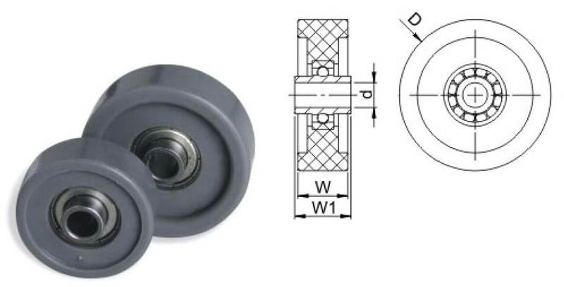GA-01 स्केट व्हील