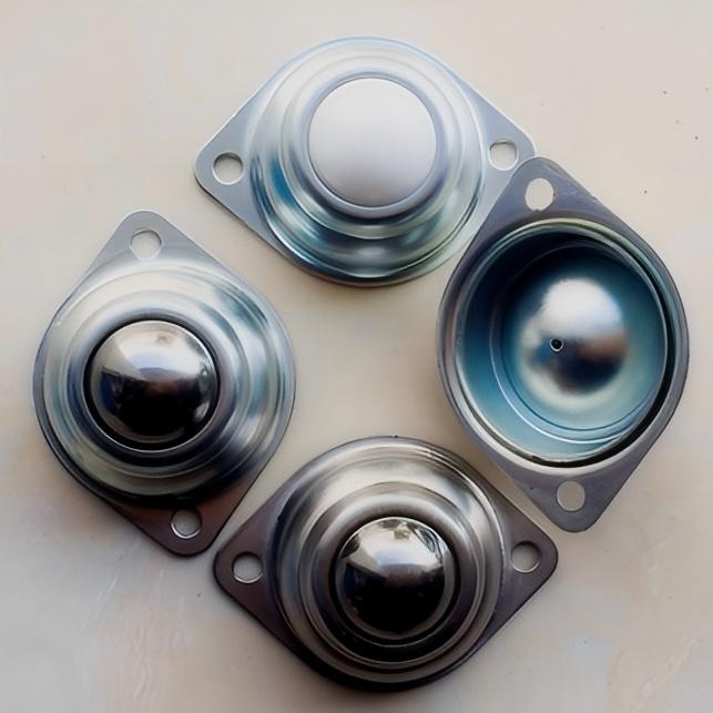 2-होल निकला हुआ किनारा बेस फिक्सिंग बॉल ट्रांसफर यूनिट