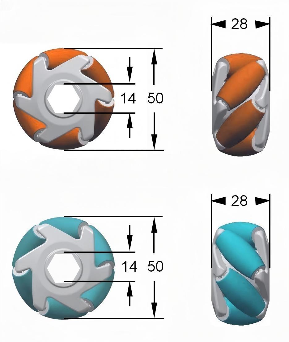 सॉर्टिंग कन्वेयर मेकनम व्हील 