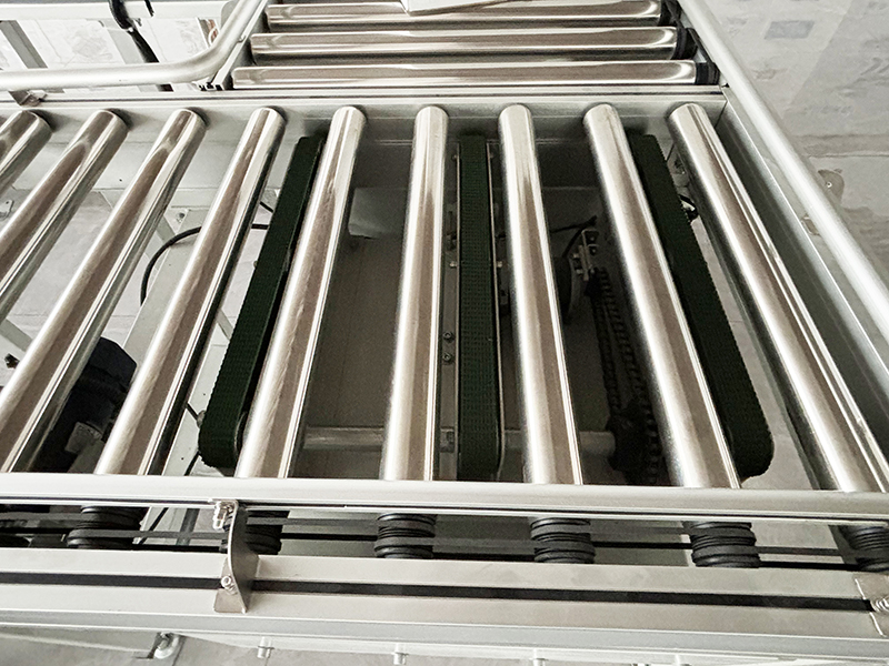 बॉक्स पैक्ड रोलर कन्वेयर-लिफ्टिंग ट्रांसफर रोलर कन्वेयर