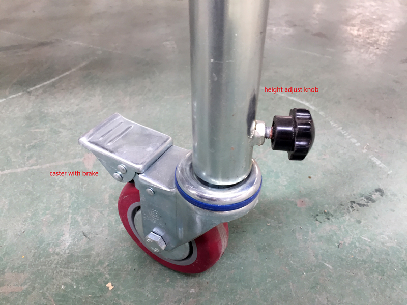 ब्रेक के साथ अरंडी