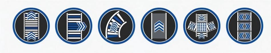 मोटर ड्राइव रोलर विभिन्न अनुप्रयोग