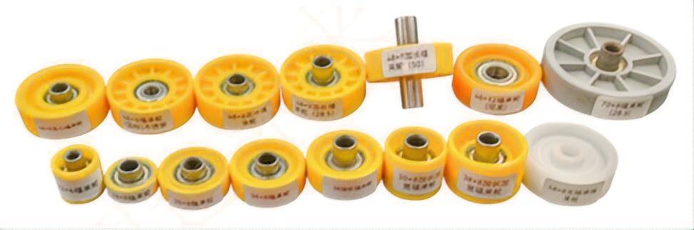 बियरिंग प्लास्टिक स्केट व्हील