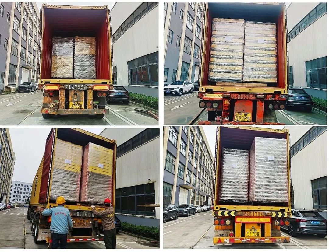 ग्रेविटी रोलर कन्वेयर कंटेनर स्टफिंग