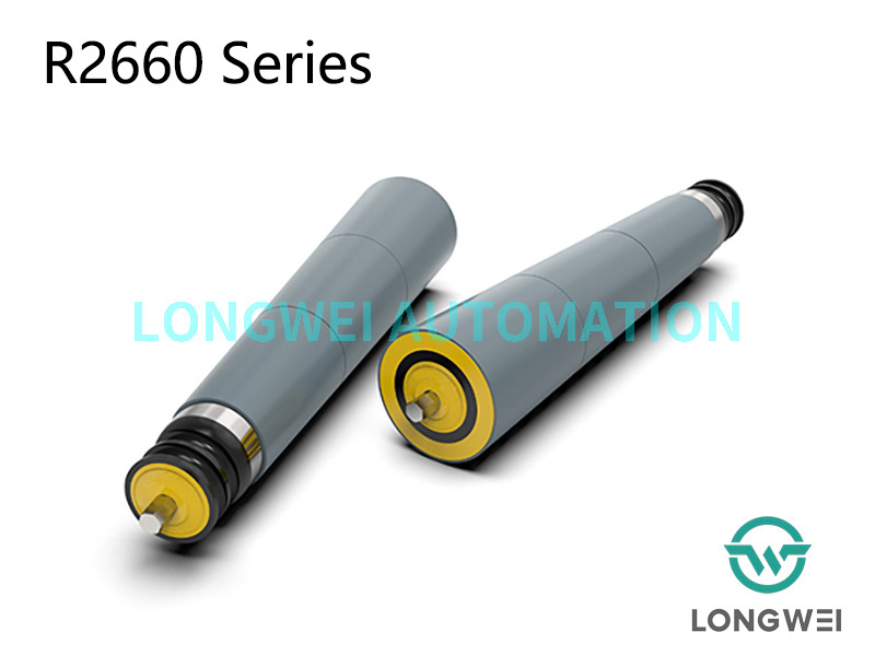 गोल बेल्ट चालित चरखी पतला आस्तीन कन्वेयर रोलर