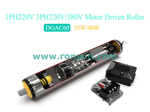 AC220V/380V एसिंक्रोनस गियर रिडक्शन मोटर चालित रोलर 
