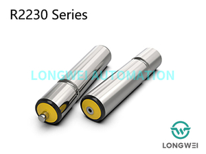 लाइनशाफ्ट सिंगल ग्रूव्ड राउंड बेल्ट ड्रिवेन स्टील कन्वेयर रोलर 