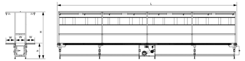 असेंबली बेल्ट कन्वेयर