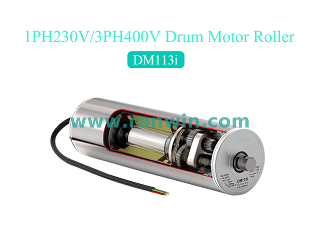 हल्के और मध्यम ड्यूटी बेल्ट कन्वेयर के लिए शक्तिशाली मोटर ड्राइव रोलर