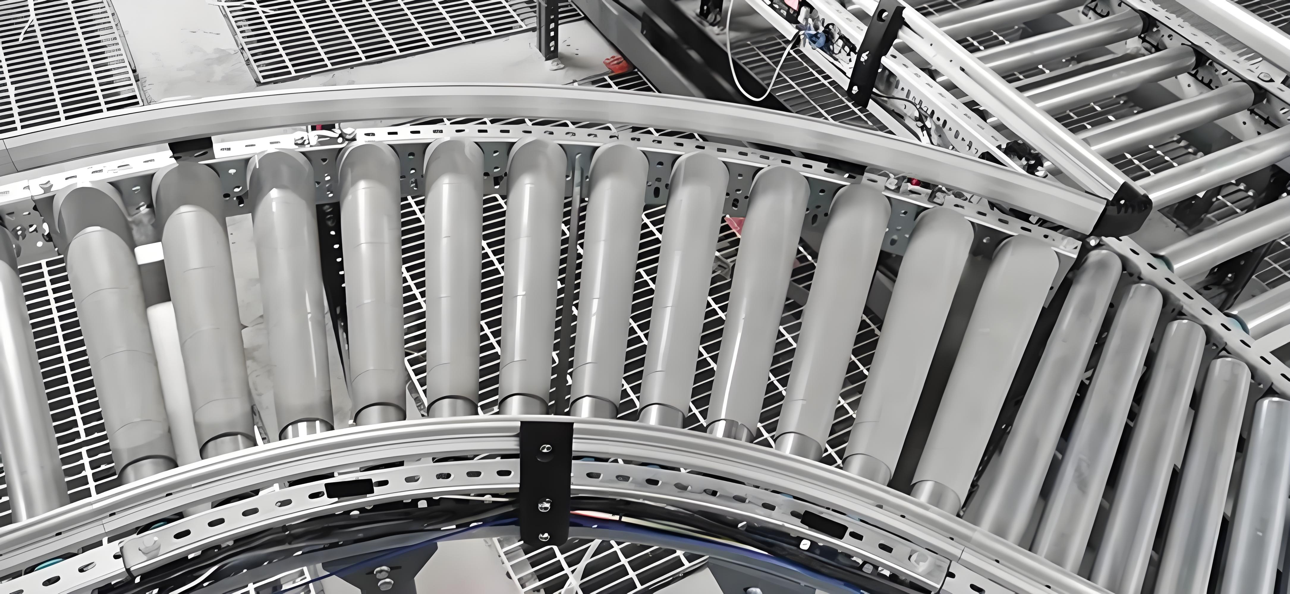 घुमावदार रोलर कन्वेयर