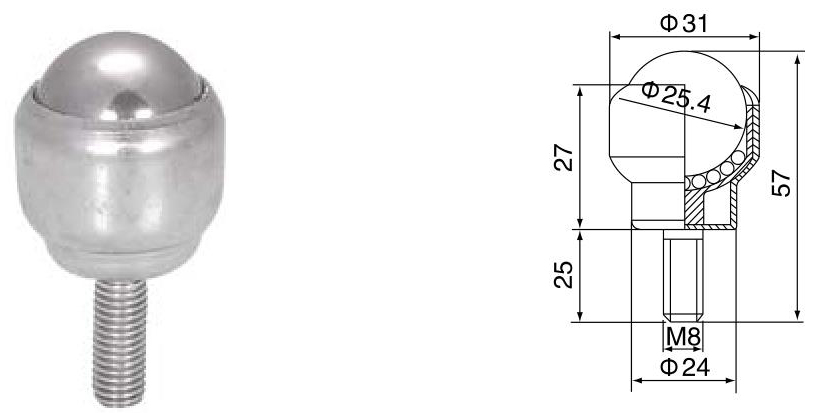 थ्रेड फिक्सिंग बॉल ट्रांसफर यूनिट