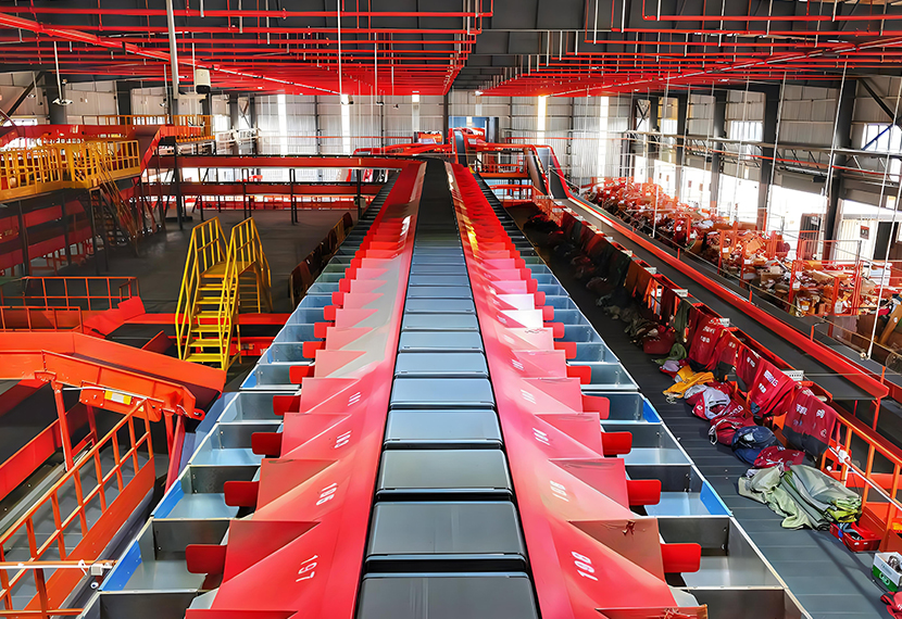 क्रॉस-बेल्ट सॉर्टिंग मोटर रोलर