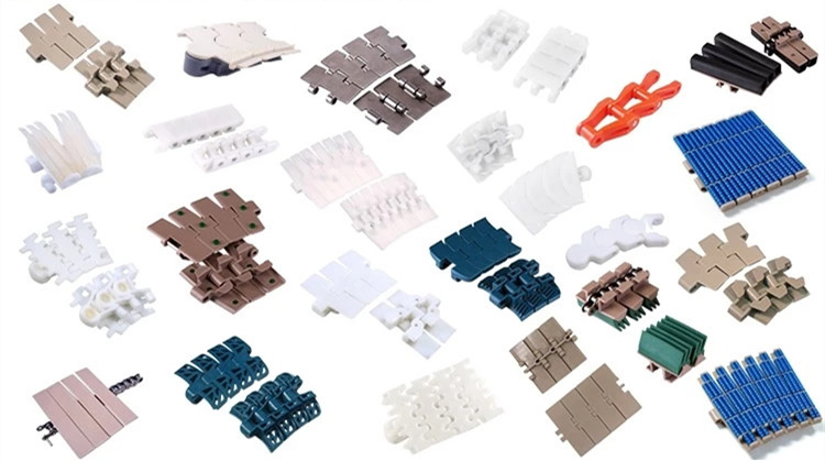 लचीले मॉड्यूलर कन्वेयर की विभिन्न श्रृंखलाएँ