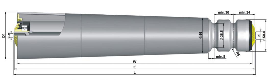 टीपी640 ओ-बेल्ट पतला आस्तीन कन्वेयर रोलर
