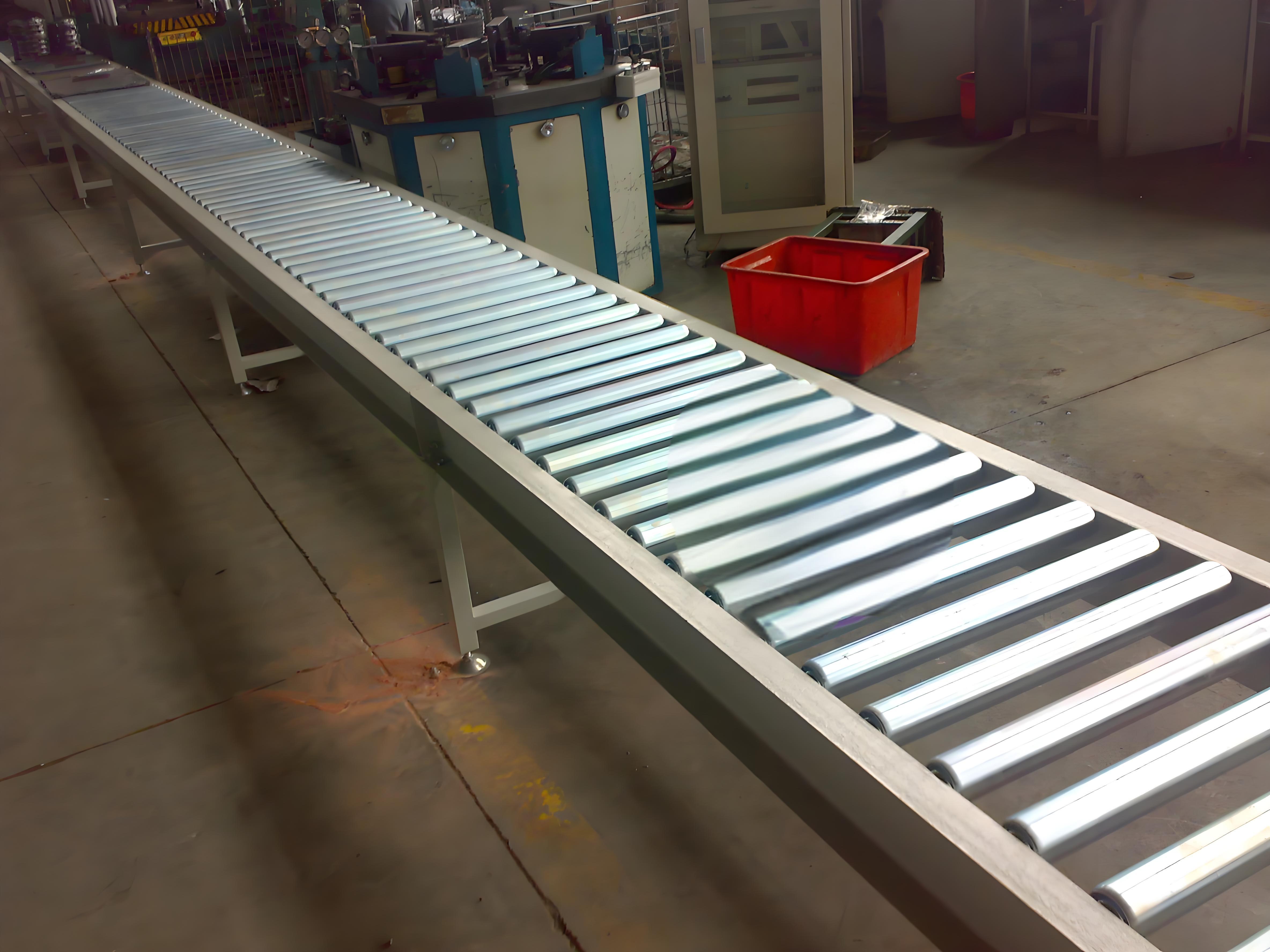 सीधे गुरुत्वाकर्षण रोलर कन्वेयर