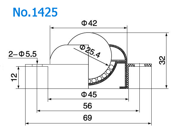 आधार फिटिंग बॉल ट्रांसफर यूनिट