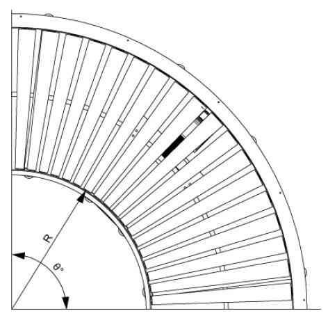 डबल स्प्रोकेट चालित घुमावदार रोलर कन्वेयर