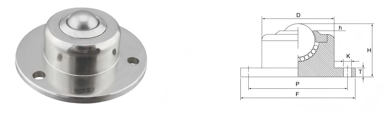 टफ सीरीज बेस फिक्सिंग मीडियम लोड बॉल ट्रांसफर यूनिट
