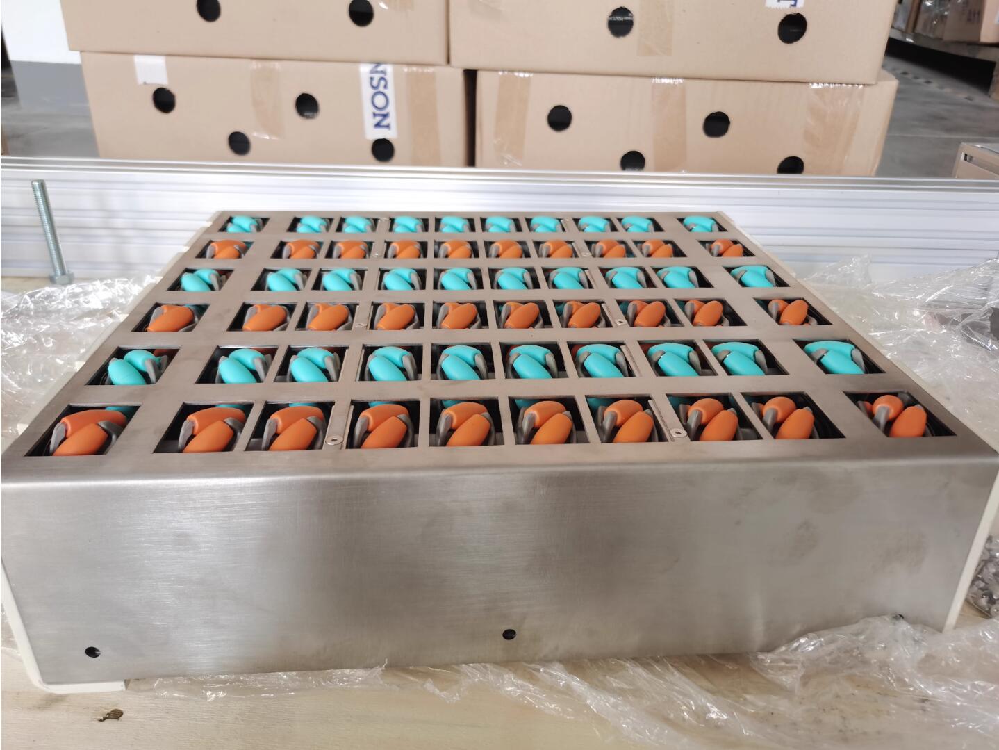 डीसी मोटर ड्राइव रोलर ड्राइविंग मेकनम व्हील सॉर्टर मॉड्यूल