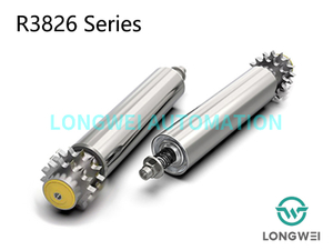 डबल-पंक्ति स्टील स्प्रोकेट एडजस्टेबल संचय कन्वेयर रोलर