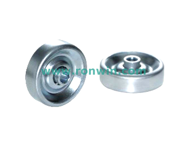 कन्वेयर सिस्टम के लिए जस्ती स्टील स्केट व्हील