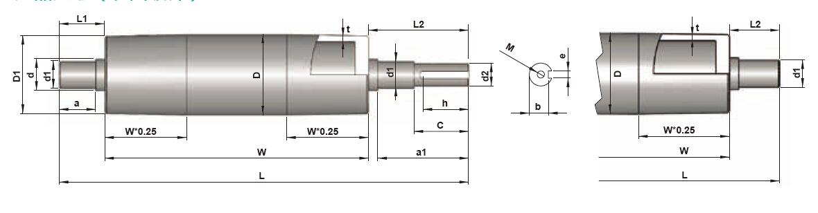 बेल्ट कन्वेयर चालित चरखी